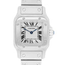 Cartier Santos Galbée Silver Dial Small Steel Ladies Watch W20056D6/1565