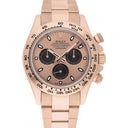 Rolex Cosmograph Daytona 116505-0009 Pink/Black Dial 18K Rose Gold Complete 2014