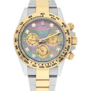 Rolex Daytona Steel/Yellow Gold Watch Tahitian MOP Diamond Dial 116503 Box+Card