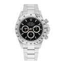 Rolex Cosmograph Daytona Stainless steel Chronograph Black Dial Men's Watch 116520