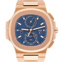Patek Philippe Nautilus 5990/1R-001 Sunburst blue Dial Rose gold Watch - 2022