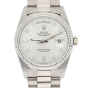 Rolex Day-Date 18239 President Band 18K White Gold Diamond Dial
