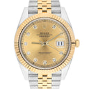 Rolex Datejust 41MM 126333-0012  Fluted Bezel Champagne Diamond Dial Jubilee Two Tone Watch 2024