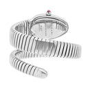Bulgari Serpenti Tubogas 103130 Black Dial Stainless Steel Quartz Watch - 2022