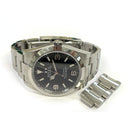 Rolex Explorer 39mm  214270 Oyster Stainless Steel Watch Black Dial 2016