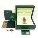Rolex Submariner Date 116618LB 40mm Yellow Gold with Blue Dial Watch 2011