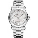 Chopard Happy Sport 278559-3002 Stainless Steel in Silver Guilloche with Seven Floating Diamonds Watch 2024