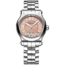 Chopard Happy Sport 36mm 278559-3025 Pink Dial Stainless Steel Watch 2024