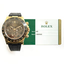 Rolex Cosmograph Daytona Rose Gold 40mm 116515LN  Black Rubber Chocolate Arabic Dial 2017