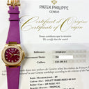 Patek Philippe Nautilus 7010R-013 32mm Rose Gold with Purple Dial Watch 2023