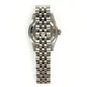 Rolex Lady-Datejust 179384 Jubilee 26mm Stainless Steel Watch Silver Diamond Dial