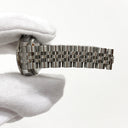 Rolex Lady-Datejust 179384 Jubilee 26mm Stainless Steel Watch Silver Diamond Dial