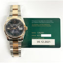 Rolex Datejust 36mm 126201 Oyster Stainless Steel & Rose Gold Wimbledon Roman Dial 2021