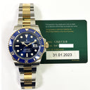 Rolex Blue Dial Submariner Date 126613LB Stainless Steel & Yellow Gold Oyster Watch 2023