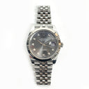 Rolex Datejust 41mm 126334 Stainless Steel Jubilee  Watch Slate Grey Diamond Dial 2018