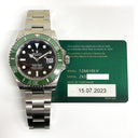 Rolex Submariner Date Black Dial Starbucks 126610LV Oyster Steel Watch 2023