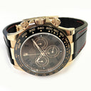 Rolex Daytona Chocolate Dial 116515LN Black Rubber Rose Gold Watch 2016