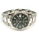 Rolex Datejust 36mm Stainless Steel Watch 126234-0048 Green Palm Index Dial Oyster Bracelet MINT 2021
