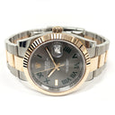 Rolex Datejust 41mm 126331 Stainless Steel/Rose Gold Oyster Watch Wimbledon(Grey)  Roman Dial 2023