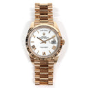 Rolex Day-Date 40mm 228235-0032 Presidential Rose Gold Watch White Roman Dial 2024