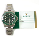 Rolex Green Dial Submariner Date 116610LV Stainless Steel Watch