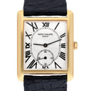 Patek Philippe 5014J Gondolo 18k Yellow Gold Silver Dial Mens Manual Watch
