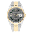 Rolex 126233 Datejust 36mm Two-Tone Yellow Gold Fluted Bezel Wimbledon Dial