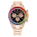 Rolex Daytona 116595RBOW 'Rainbow' Rose Gold Black Dial Watch MINT 2018