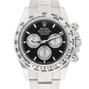 Rolex Cosmograph Daytona 18k White Gold Watch Black Dial "Baby LeMans" 126509