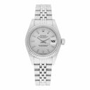 Rolex Ladies Datejust 26mm Silver Dial Fluted Bezel Jubilee Watch 69174