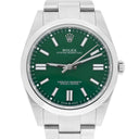 Rolex Oyster Perpetual 41mm 124300-0005 Green Dial Never Worn 2024 Box And Papers
