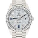 Rolex Day-Date 228349RBR-0036 40mm Diamond Paved Dial President Bracelet 18 kt white gold Watch