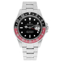 Rolex GMT-Master 40mm COKE Black Stainless Steel Watch Black/Red 16710 Year 1995