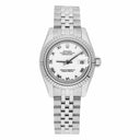 Rolex Lady-Datejust 26mm 179174 Steel & White Gold Watch Roman Dial