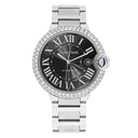 Cartier Ballon Bleu W6920042 Automatic Grey Dial Stainless Steel Diamond Watch