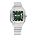 Cartier Santos De Cartier Stainless Stainless Green Dial WSSA0061 Midsize Unworn
