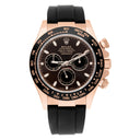 Rolex Daytona 116515LN Rose Gold Oysterflex Chocolate Dial Men's Watch 2021