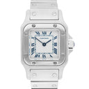 Cartier Santos Galbee W20056D6/1565 24mm Stainless Steel with Silver Dial Ladies Watch
