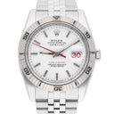 Rolex Datejust Turn-0-Graph 116264 36mm White Gold with White Dial Watch