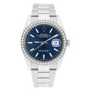 Rolex 126200 Datejust 36mm Blue Index Dial Oyster Bracelet 2021 COMPLETE MINT