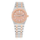 Audemars Piguet Royal Oak 33mm Quartz 67650SR.OO.1261SR.01 Pink Dial Watch With Box/Papers