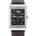Jaeger LeCoultre Reverso Duo Night Day Size 26x42mm 18K White Gold Watch 270.3.54