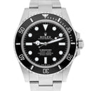 Rolex No Date Submariner 124060 41mm Stainless Steel with Black Dial Watch 2021