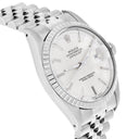 Rolex Datejust 36mm Stainless Steel 16030 Silver Index Dial Jubilee Circa - 1988
