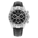 Rolex Cosmograph Daytona 116519 18k White Gold Mens Watch Strap Box Papers