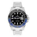Rolex GMT-Master II Batman Black/Blue Ceramic Steel Oyster Watch 126710 MINT - 2022