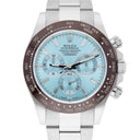Rolex Daytona 116506-0002 Ice Blue Baguette Diamond Dial 40mm Platinum Watch Complete