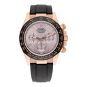Rolex Daytona Rose Gold Sunburst Baguette Dial Oysterflex 116515LN Complete