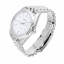 Rolex Datejust 41mm 126334-0010 18k White Gold Fluted Bezel Stainless Steel Jubilee White Dial 2017