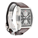 IWC Da Vinci  IW3764-01 43.10mm Chronograph Grey Dial Leather Strap White Gold Watch - 2008